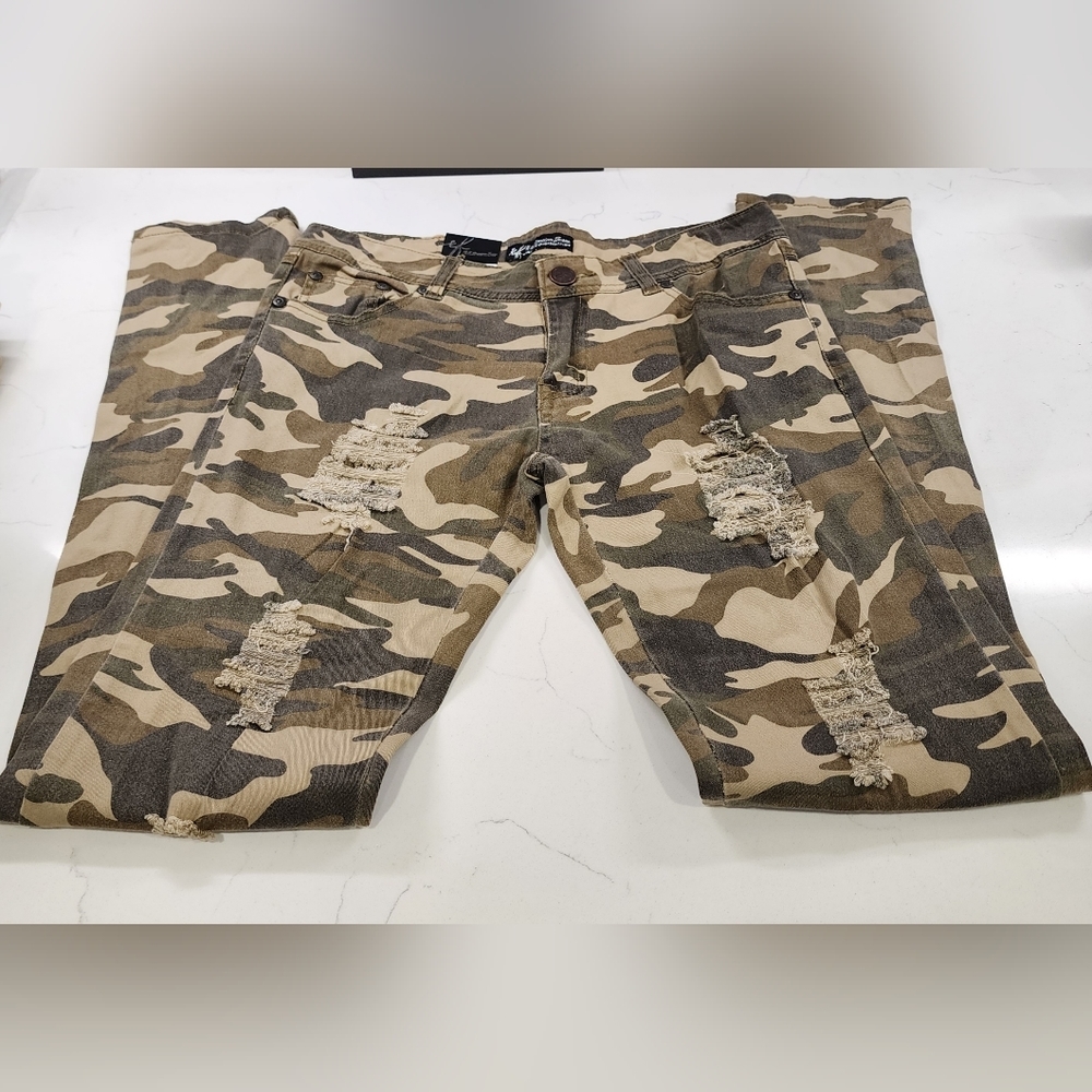 Rf Premium Camo Jeans Juniors